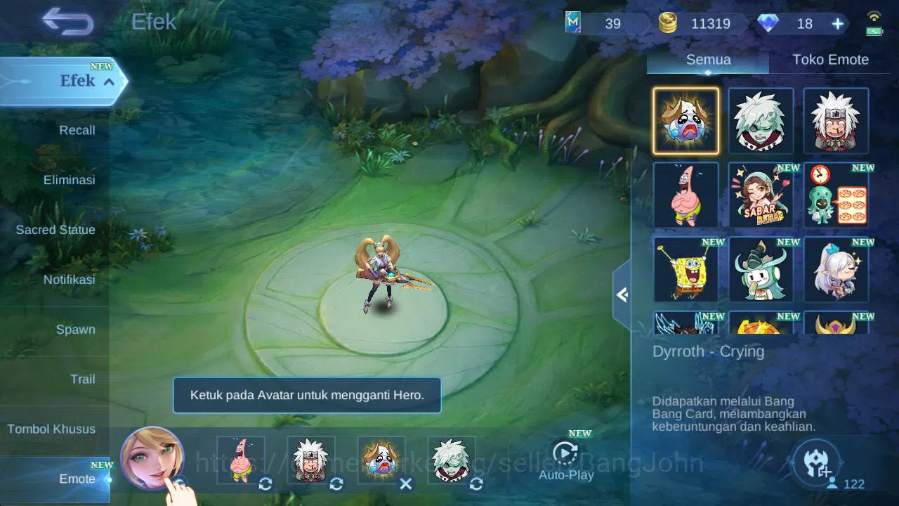 Mobile Legends: Bang Bang Accounts skin 173, Hero 122 saber freya, sparkle melissa, L image 4