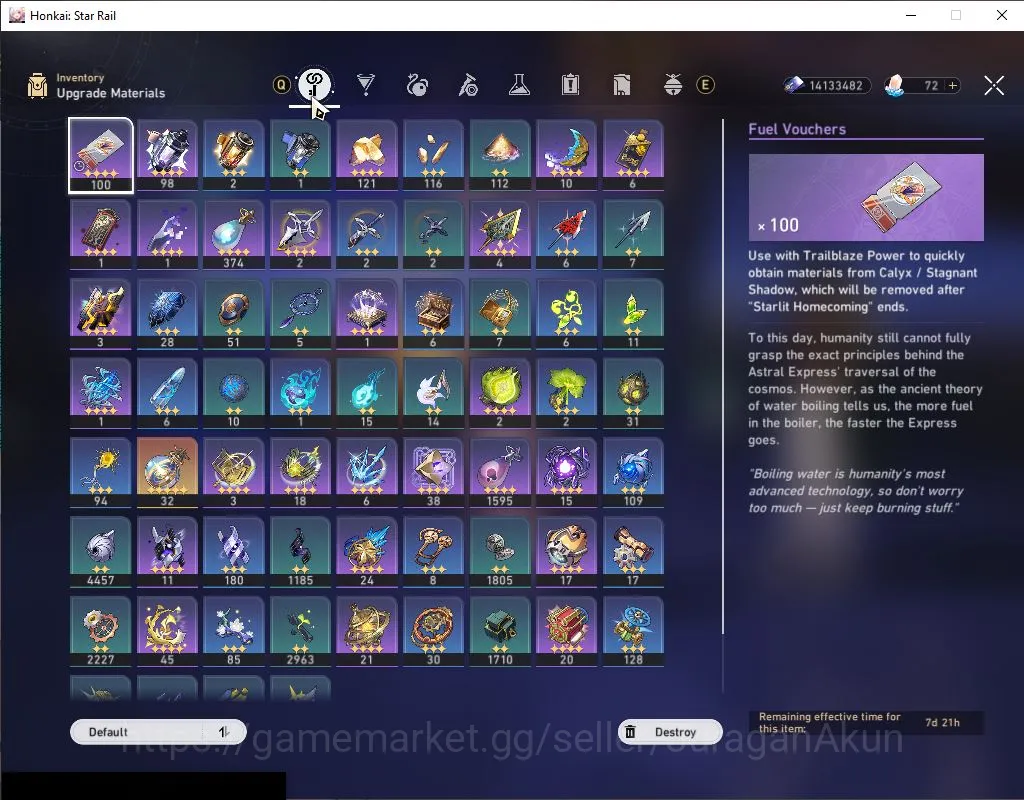 Honkai Star Rail Accounts Mid Game ASIA|TL70|13 Limited [Acheron+Sign,Dr Ratio+Sign,Sparkle,Robin,The 3