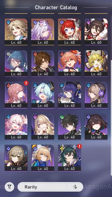 Honkai Star Rail Accounts Mid Game Asia [TL64] | 6 Limited |[Phainon+Sign,Archer+Sign,Ruan 4