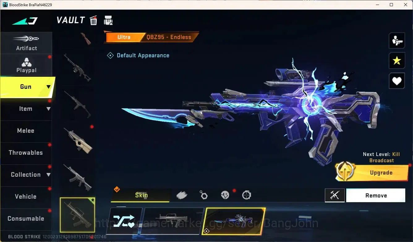 Blood Strike Accounts ASIA | BLEACH ETHAN Striker | Ultra QBZ95-Endless  image 7