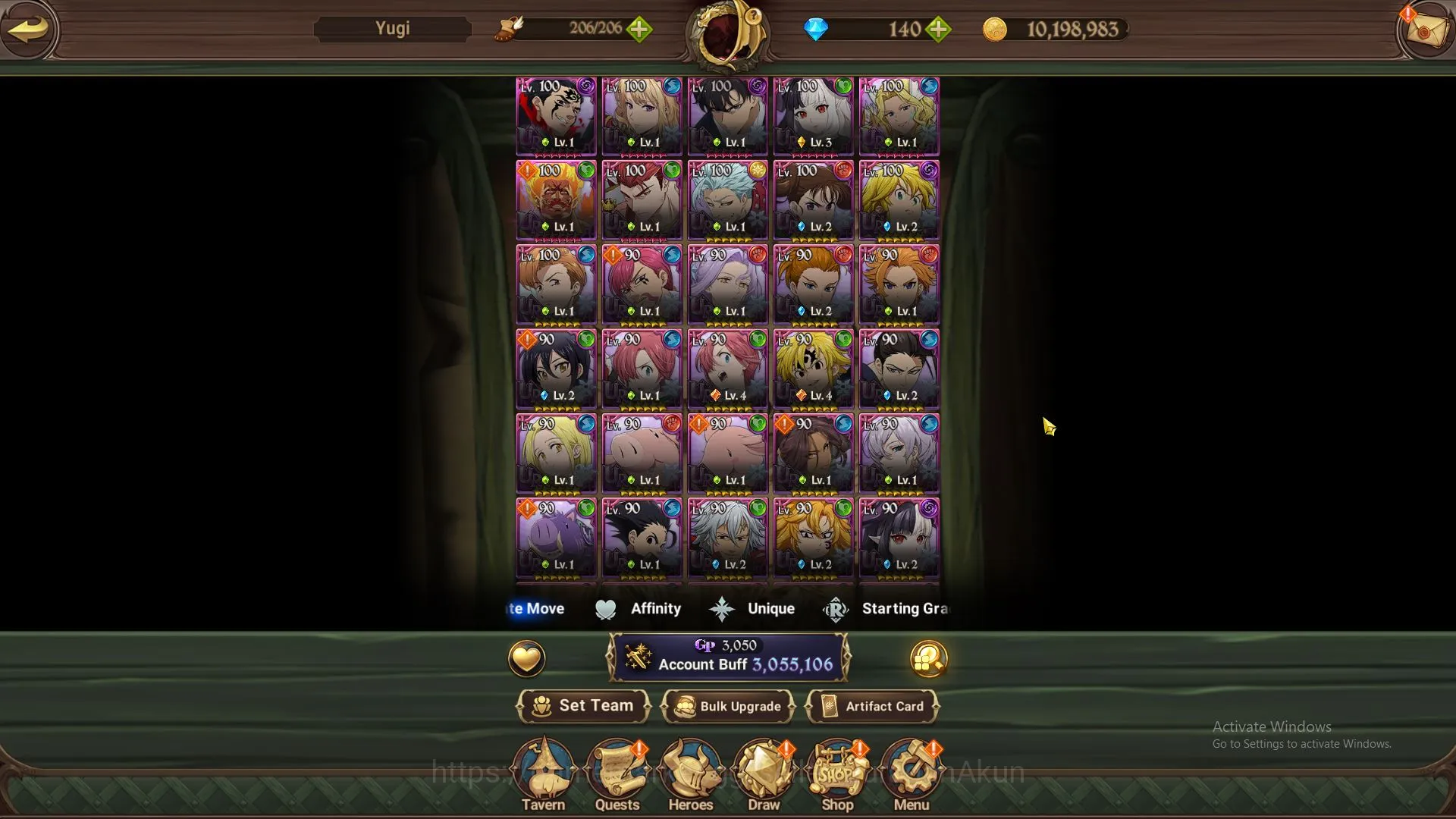 The Seven Deadly Sins: Grand Cross Accounts Midgame ASIA|3M CC|6 UR + Collabs (Konosuba,Solev) + 140 2