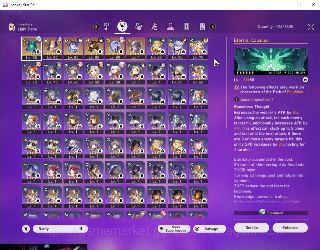Honkai Star Rail Accounts Mid Game ASIA |TL 66 | 7 Limit|[Hysilens,The Herta,Dante]+Sign Anaxa,kafka,Ruan Mei,Archer|SJ 2