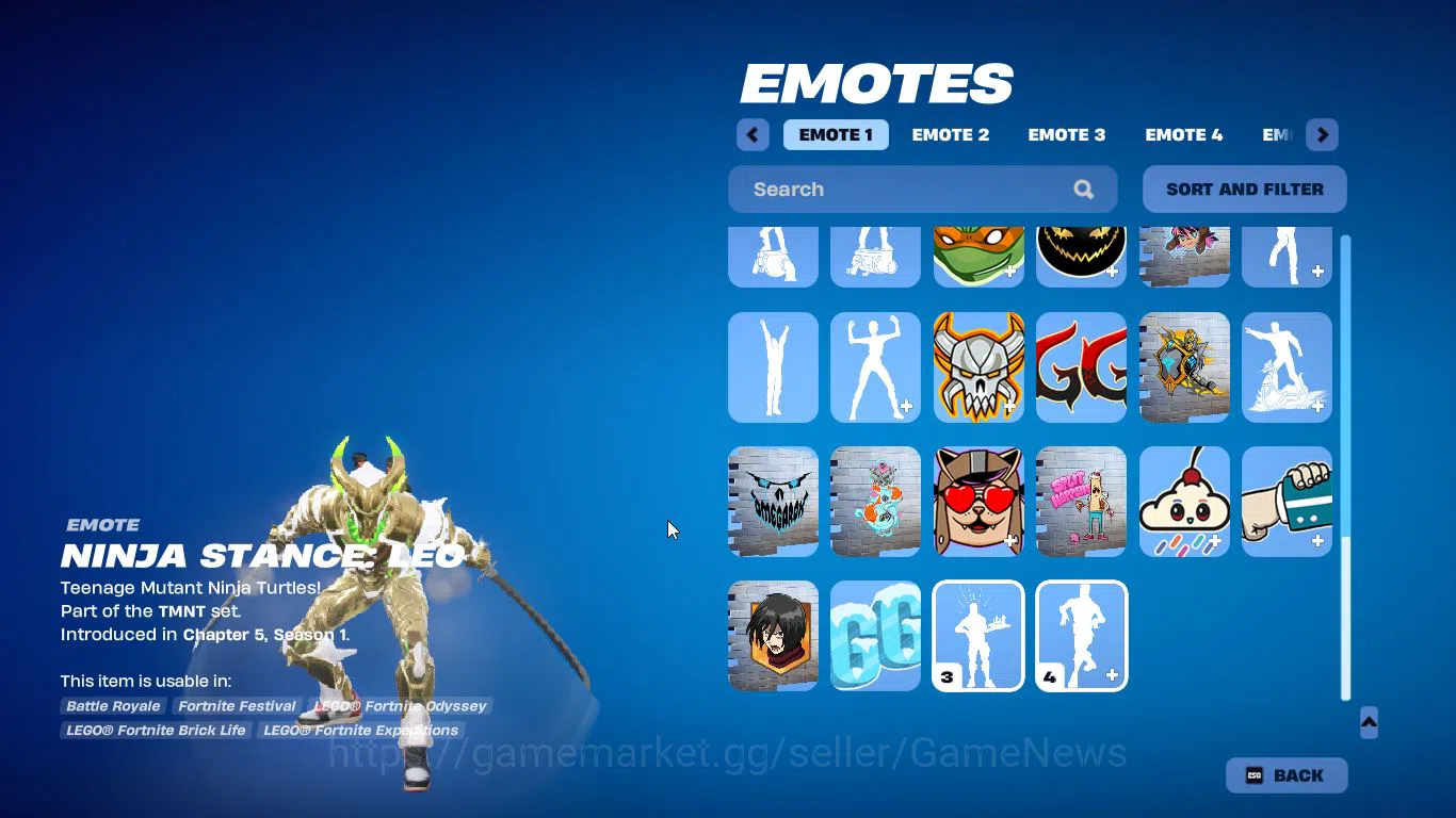 Fortnite Accounts [EPIC] Rapper Edition+1000 Vbuck 23 Outfits (Slim  image 10