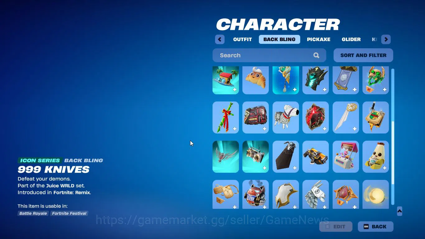 Fortnite Accounts [EPIC] Rapper Edition+1000 Vbuck 23 Outfits (Slim  image 20