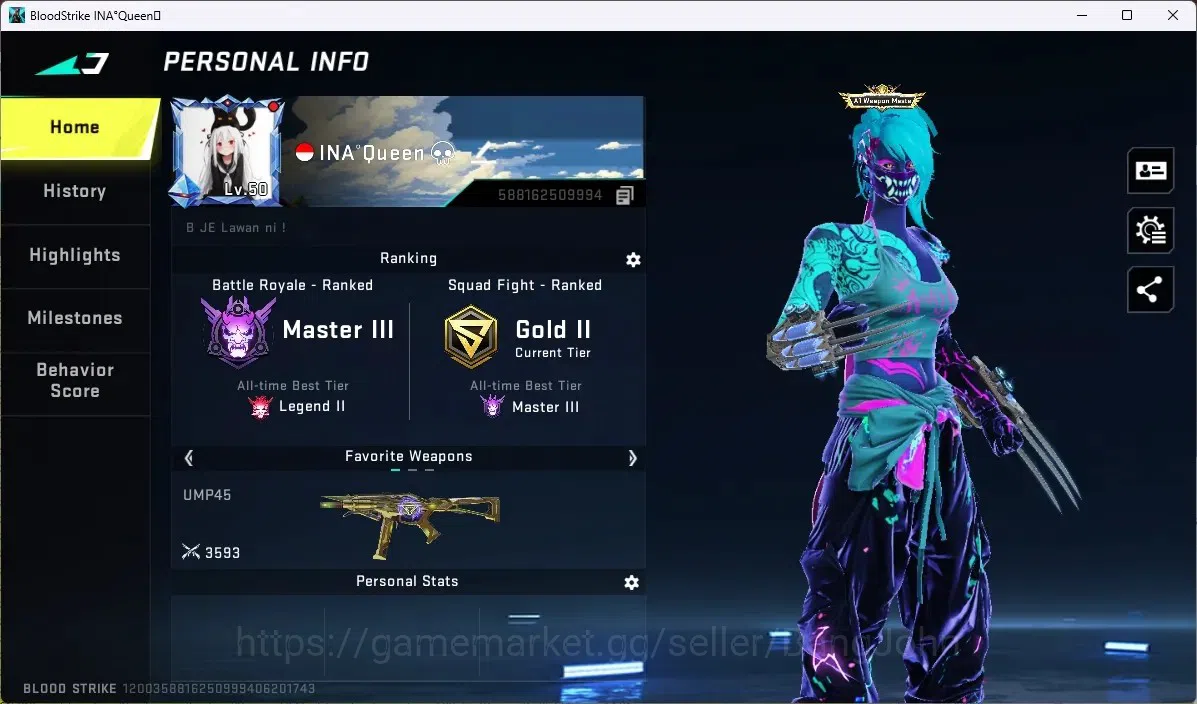 Blood Strike Accounts ASIA | COLLAB EVA: SCAR,MCX|9 ULTRA GUN|2 LIMITED| image 1