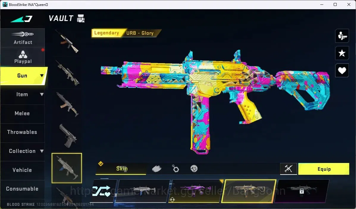 Blood Strike Accounts ASIA | COLLAB EVA: SCAR,MCX|9 ULTRA GUN|2 LIMITED| image 11