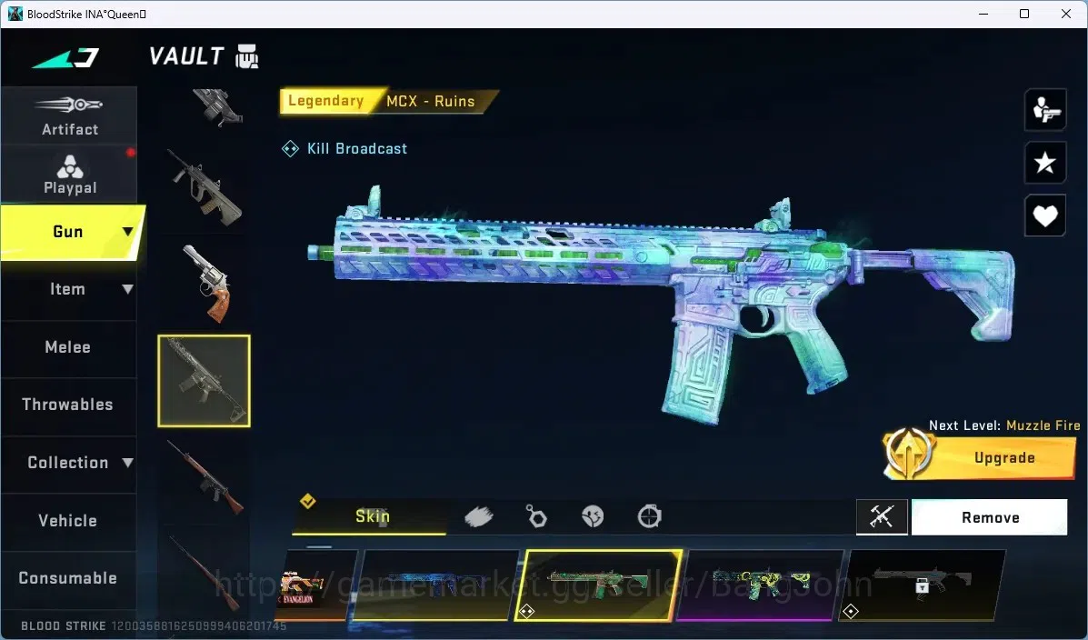 Blood Strike Accounts ASIA | COLLAB EVA: SCAR,MCX|9 ULTRA GUN|2 LIMITED| image 17