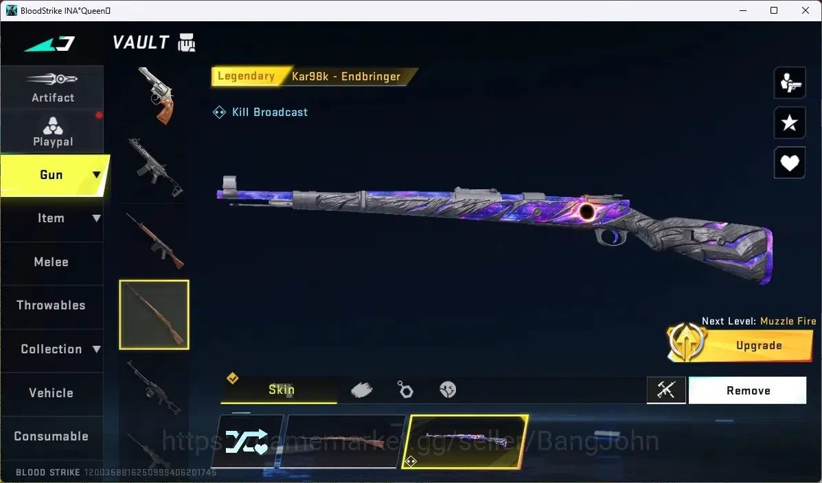 Blood Strike Accounts ASIA | COLLAB EVA: SCAR,MCX|9 ULTRA GUN|2 LIMITED| image 19