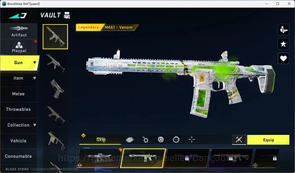 Blood Strike Accounts ASIA | COLLAB EVA: SCAR,MCX|9 ULTRA GUN|2 LIMITED| image 3