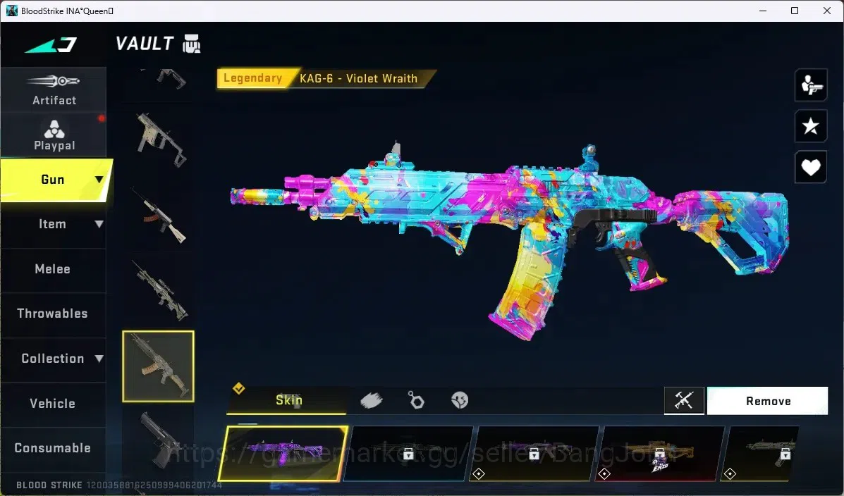 Blood Strike Accounts ASIA | COLLAB EVA: SCAR,MCX|9 ULTRA GUN|2 LIMITED| image 8