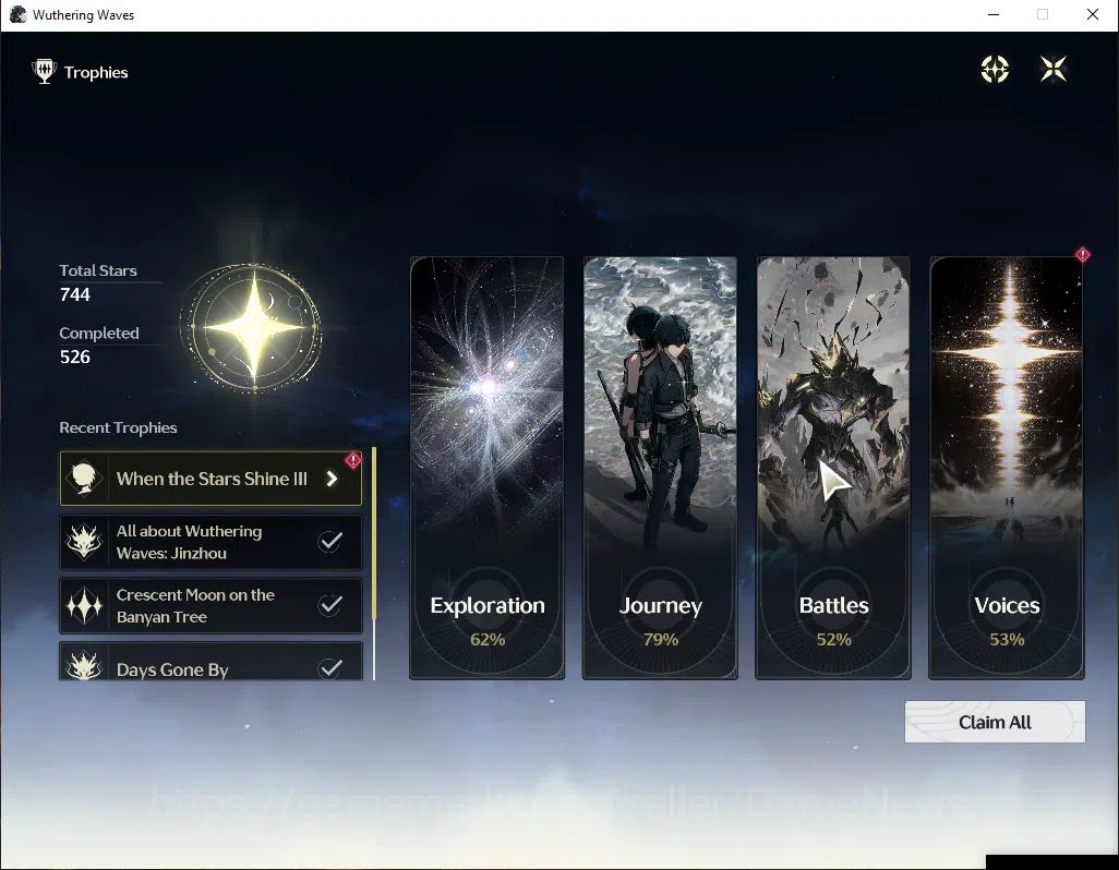 Wuthering Waves Accounts Mid-Game NA|UL 46|3 Limited| [Aemeath,Changli]+Sign,Lupa |DB Lv30|Female MC|Log Kuro|Check SS 9