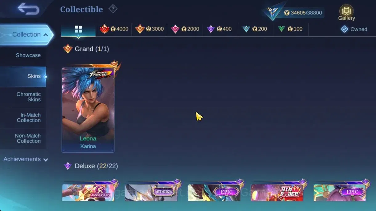 Mobile Legends: Bang Bang Accounts Hero 122|Skin 160|High Glory 63|KOF Karina,Spongeb image 6