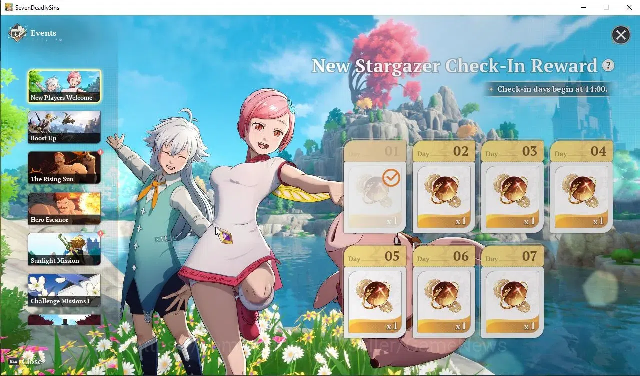 The Seven Deadly Sins: Origin Accounts EUROPE |Fresh Starter Lvl 2| 3 SSR| Escanor, Guila, Diane & 5 SR |2 SSR Selector|Act 6