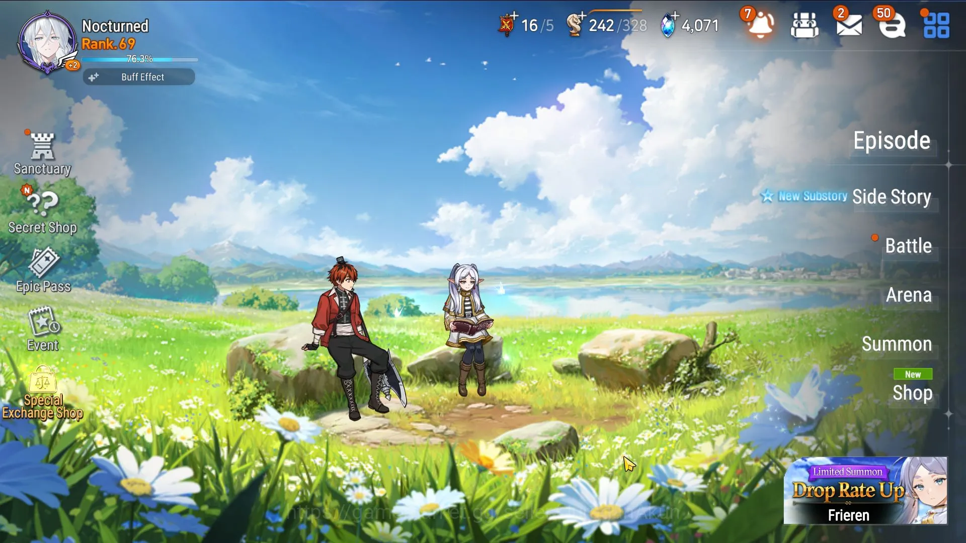 Epic Seven Accounts Collaboration Hero Global 4