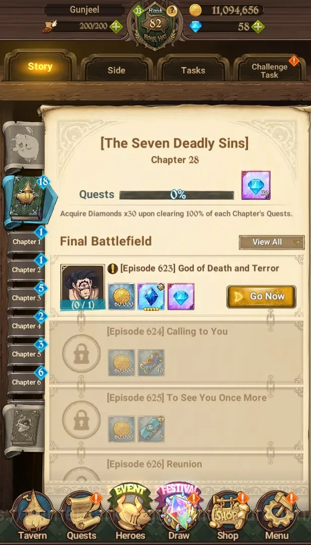 The Seven Deadly Sins: Grand Cross Accounts Midgame Asia |3.5M CC| 2LR + 6UR + Many Collabs 5