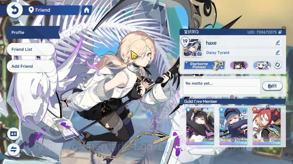 Stella Sora Accounts GLOBAL| Lv 19 | 4,7K SD | 3 SSR (Chitose,Freesia)+Sign,Chixia | 2 SSR Disc,16 SR Disc | Log Yostar 2
