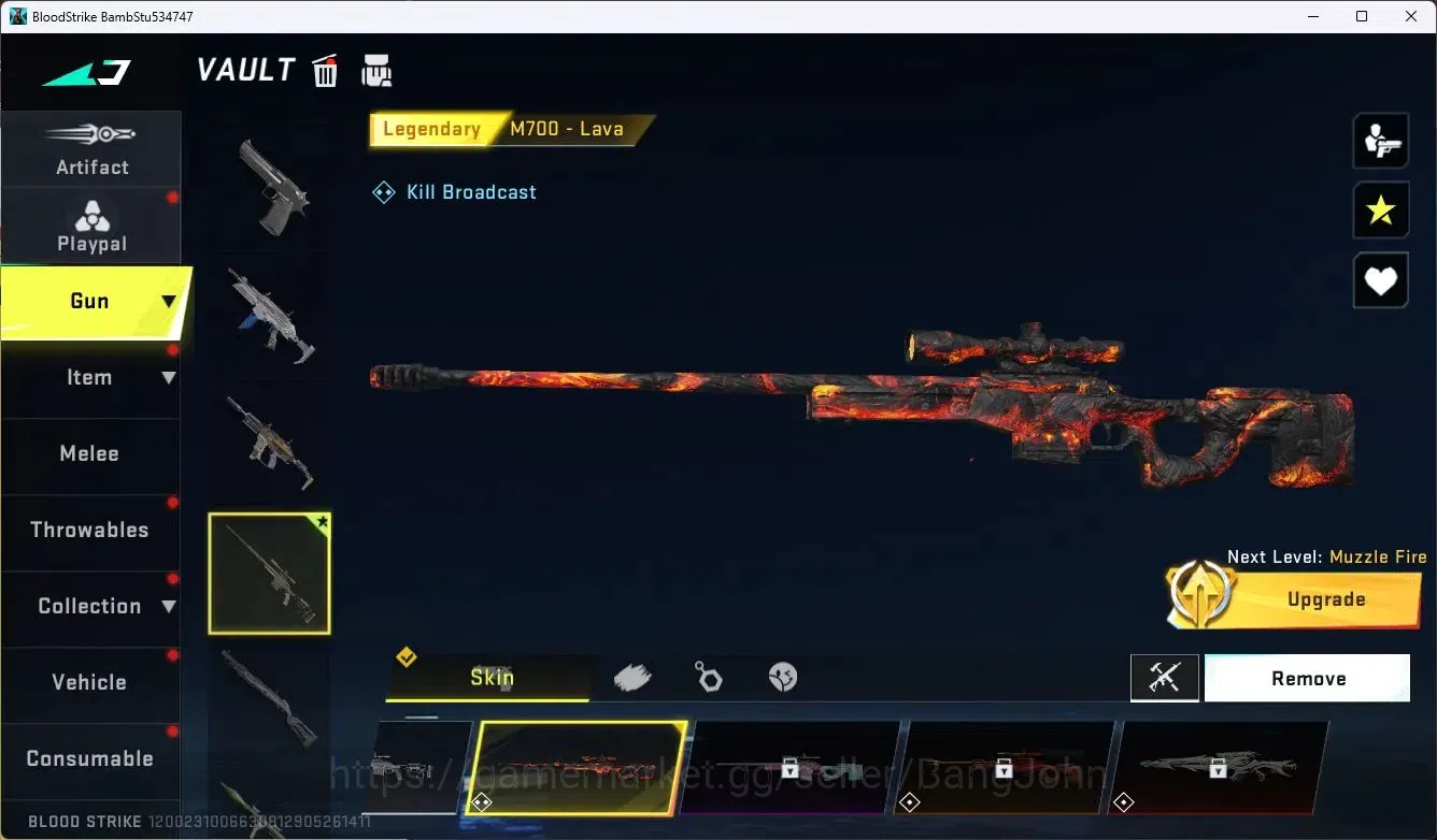 Blood Strike Accounts ASIA | Collab MCX - EVA-00 | 2 LEGENDARY GUNS |Ult image 3