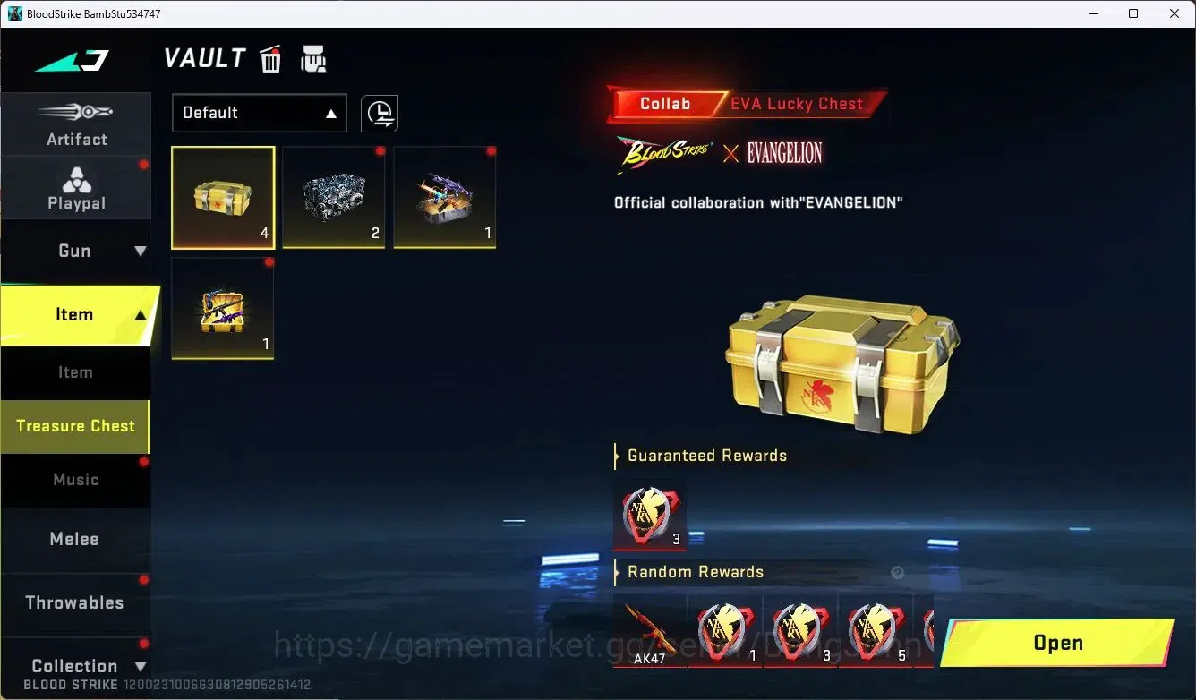 Blood Strike Accounts ASIA | Collab MCX - EVA-00 | 2 LEGENDARY GUNS |Ult image 6