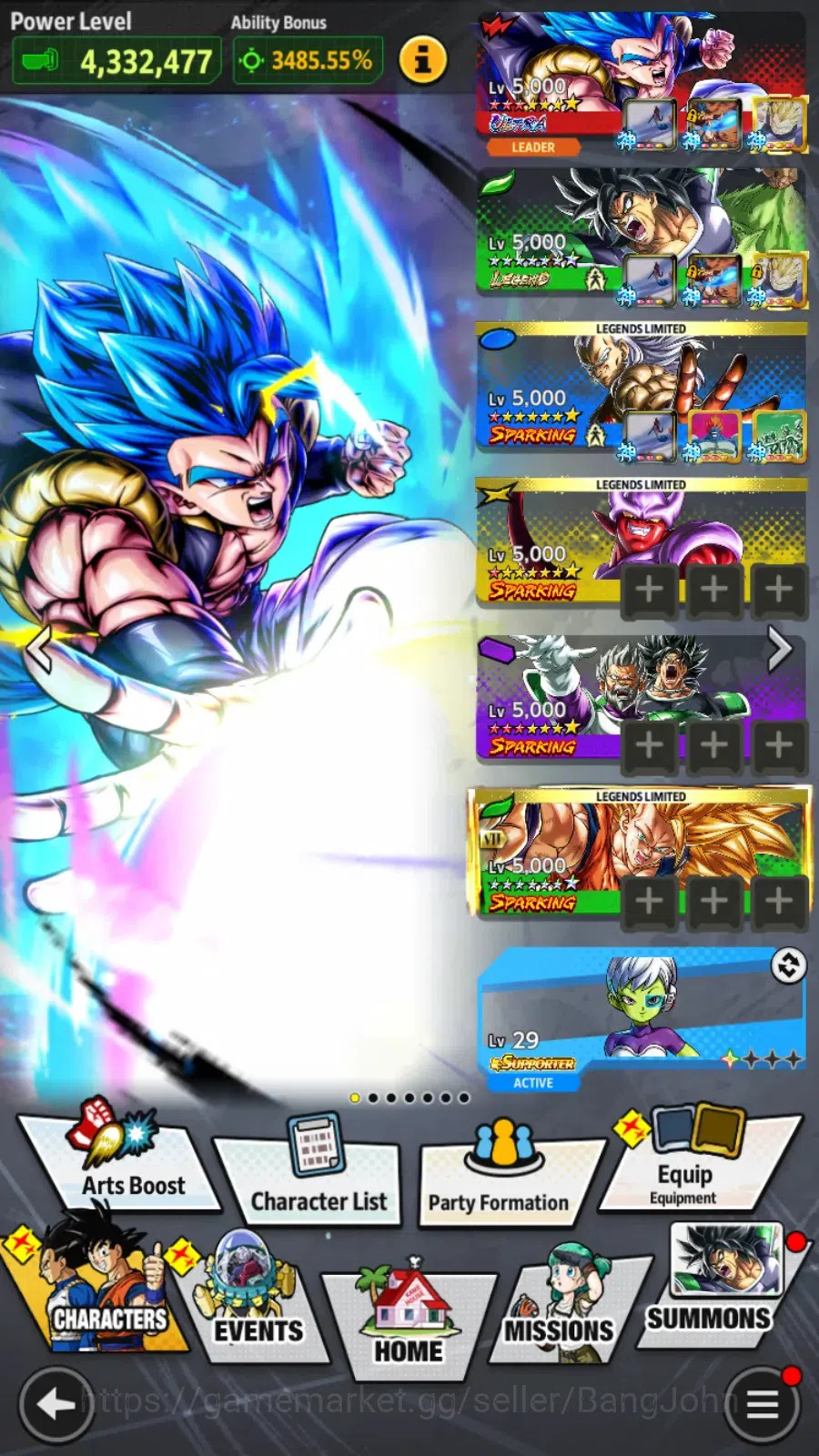 Dragon Ball Legends Accounts Android | Lv 172|474M Total Power|23 CC|1 LR|2 UL| image 14