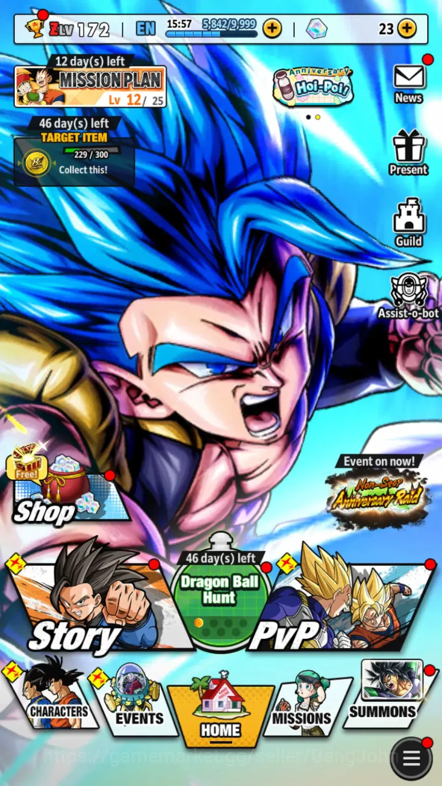 Dragon Ball Legends Accounts Android | Lv 172|474M Total Power|23 CC|1 LR|2 UL| image 15