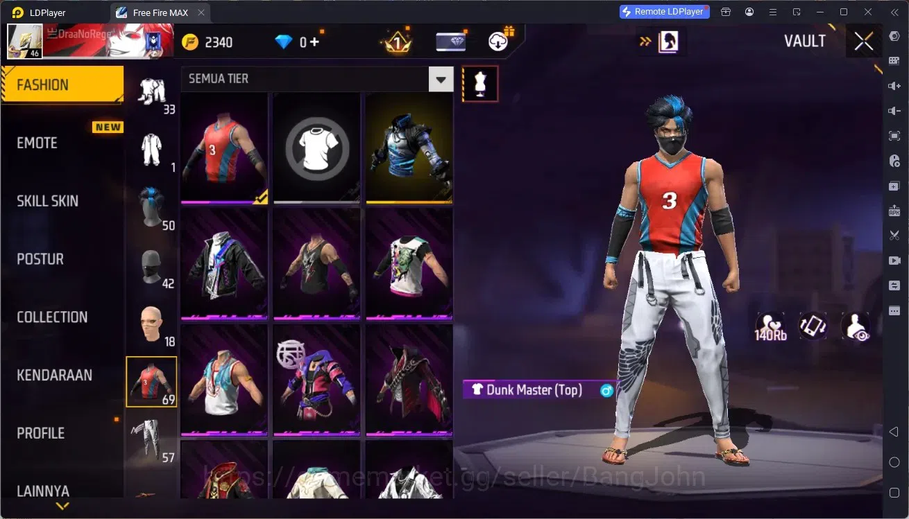 Free Fire Accounts Indonesia | 1 EVO (M1014 Scorpio Shatter Lv.3)| M1 image 11