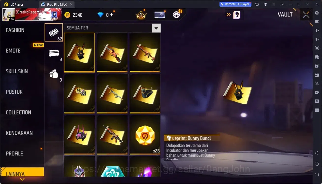 Free Fire Accounts Indonesia | 1 EVO (M1014 Scorpio Shatter Lv.3)| M1 image 16