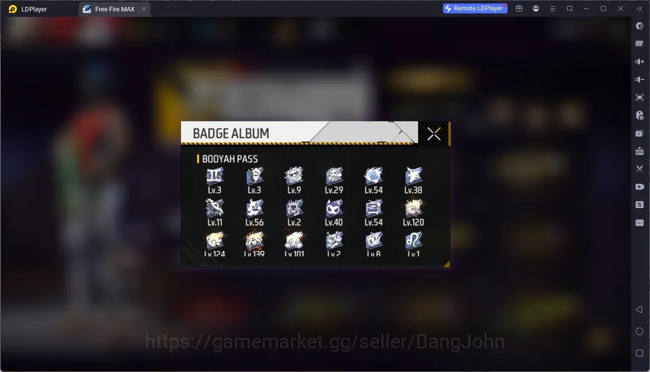 Free Fire Accounts Indonesia | 1 EVO (M1014 Scorpio Shatter Lv.3)| M1 image 2