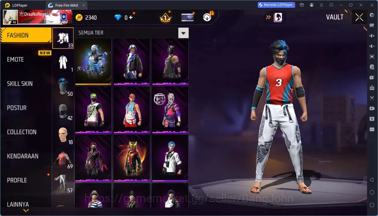 Free Fire Accounts Indonesia | 1 EVO (M1014 Scorpio Shatter Lv.3)| M1 image 6