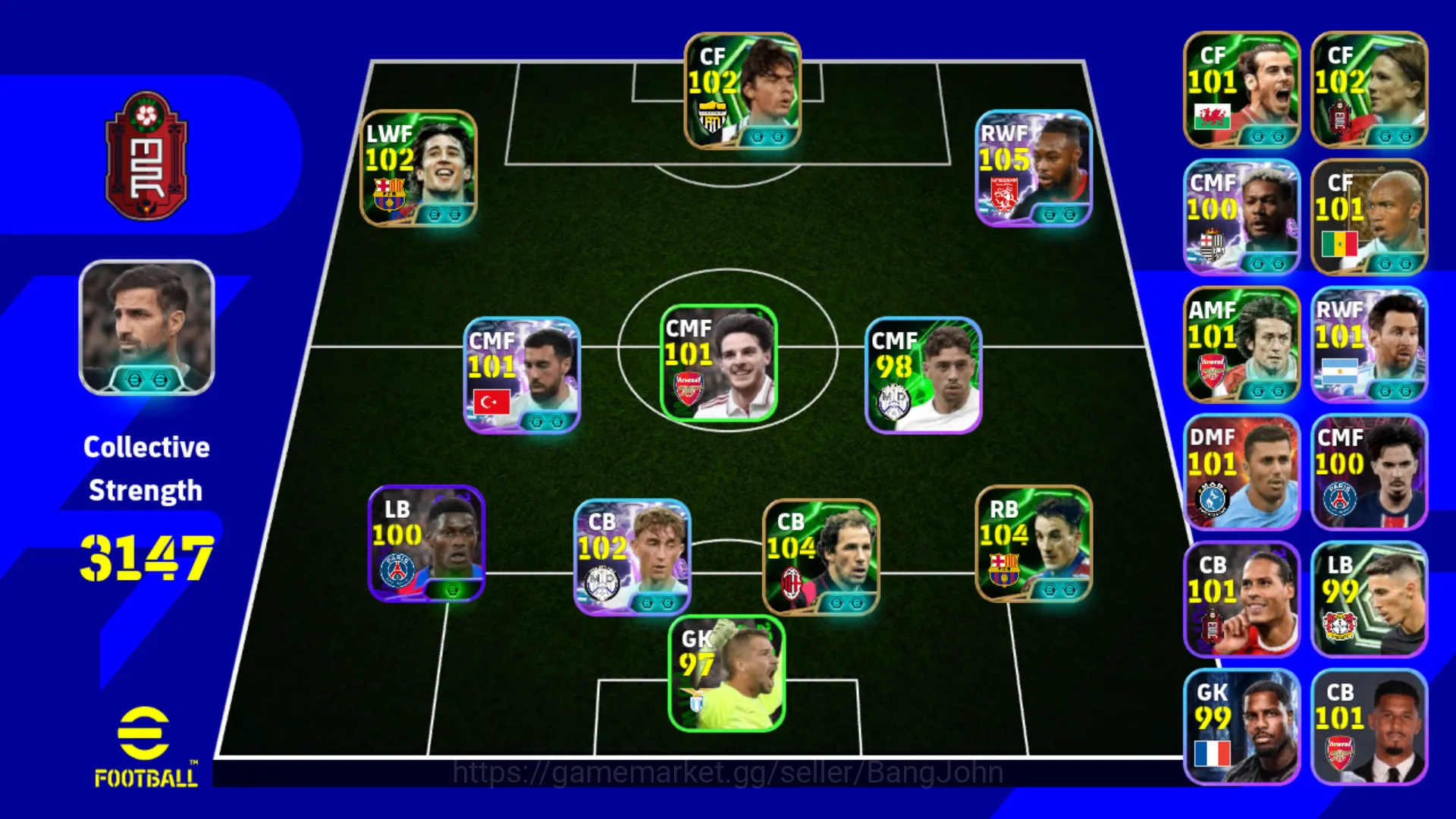 Power 3147 | Antonie Samento Showtime |Albert Ferrer Epic EFB465B eFootball Others Power 3147 | Antonie Samento Showtime |Albert Ferr image 1