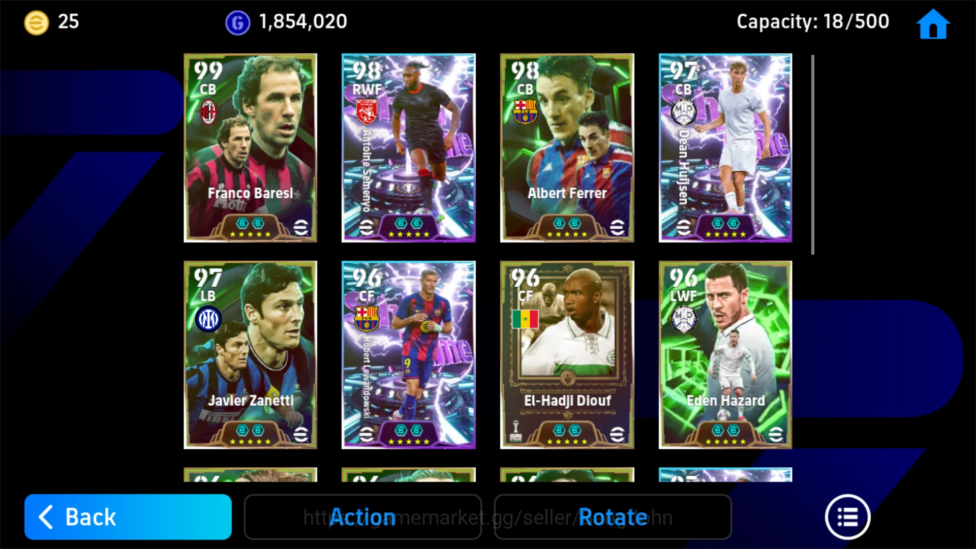 eFootball Accounts Others Power 3147 | Antonie Samento Showtime |Albert Ferrer Epic  EFB465B 6