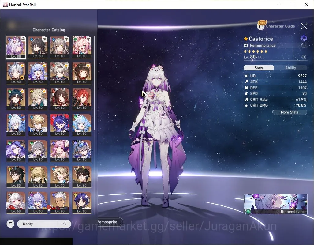Honkai Star Rail Accounts End Game Asia|TL 70|19 5