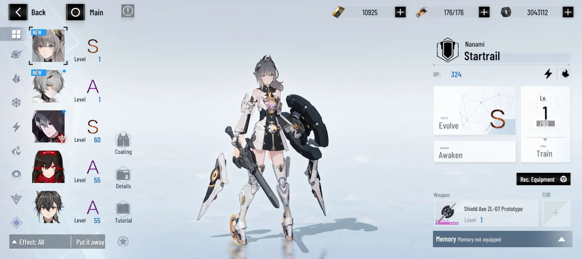 Punishing: Gray Raven Accounts EU | Starter with 10K BC+4K GoldenCard+9K BlueCard image 5