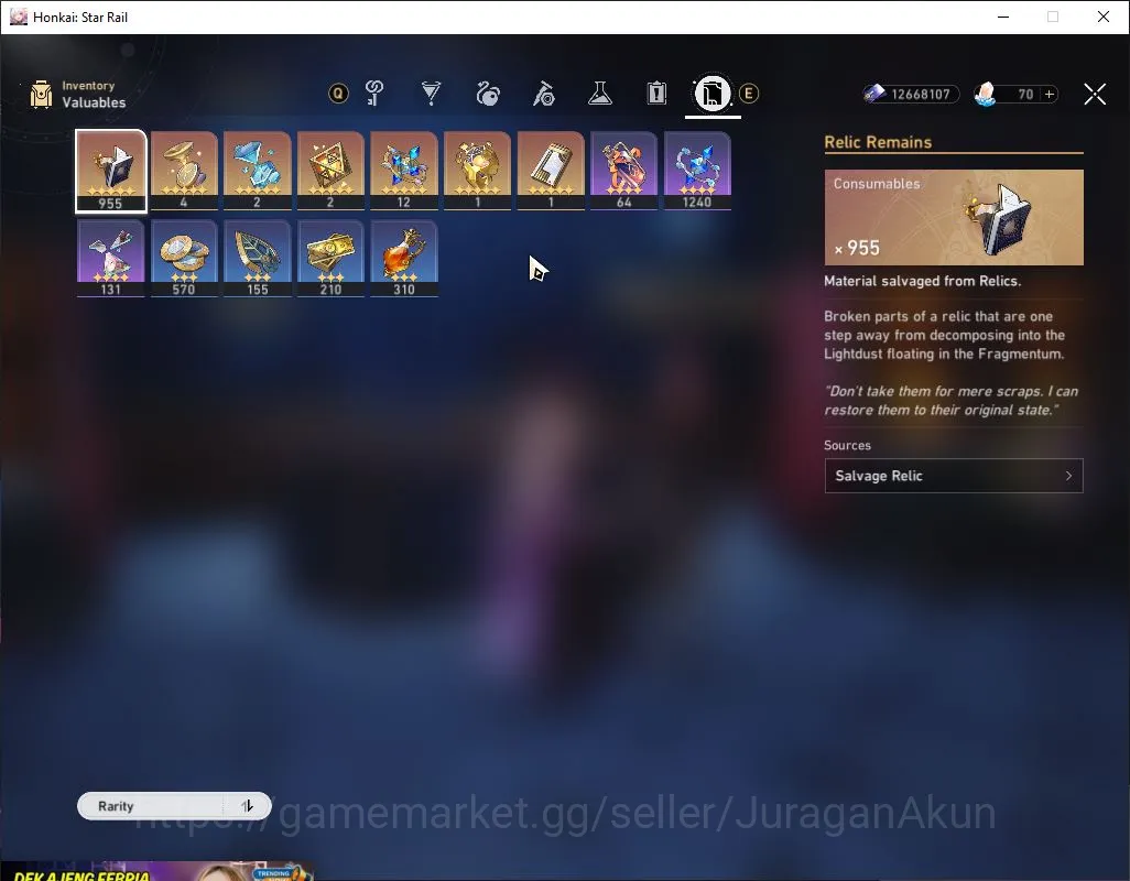 Honkai Star Rail Accounts Mid Game ASIA[TL62]| Best Starer | 4 limited [The 2