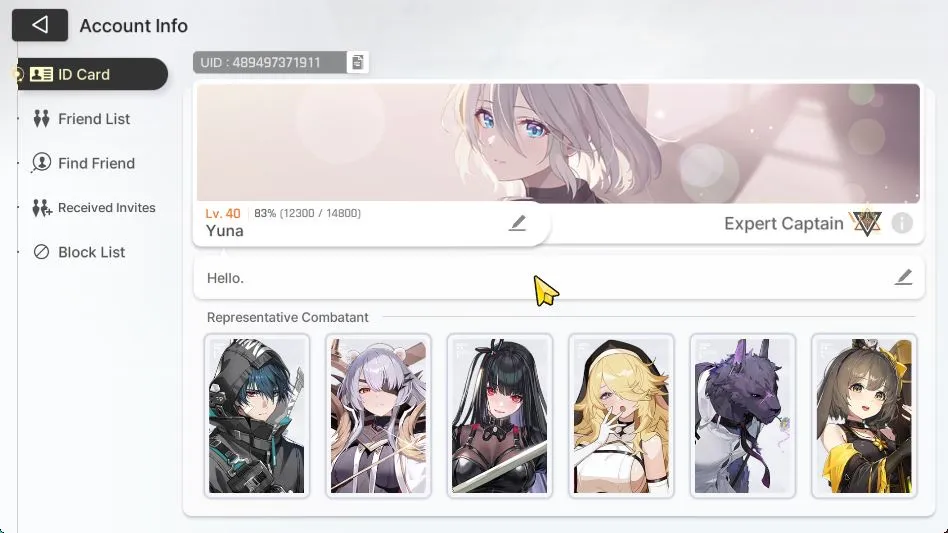 Chaos Zero Nightmare Accounts GLOBAL|Lv 40|7 SSR (LukeM1,Khalipe,Rin,Veronica,Etc)+ 10 SR (NiaM6,LucasM5,Etc) +21 SR 4