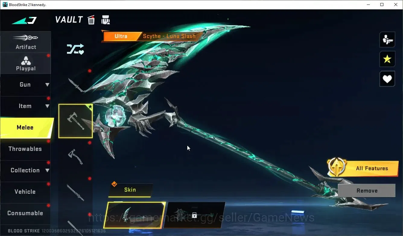 Blood Strike Accounts ASIA|MELE Scythe-Luna+Collab 7DS[AK47,Karl98,QBZ95 image 7