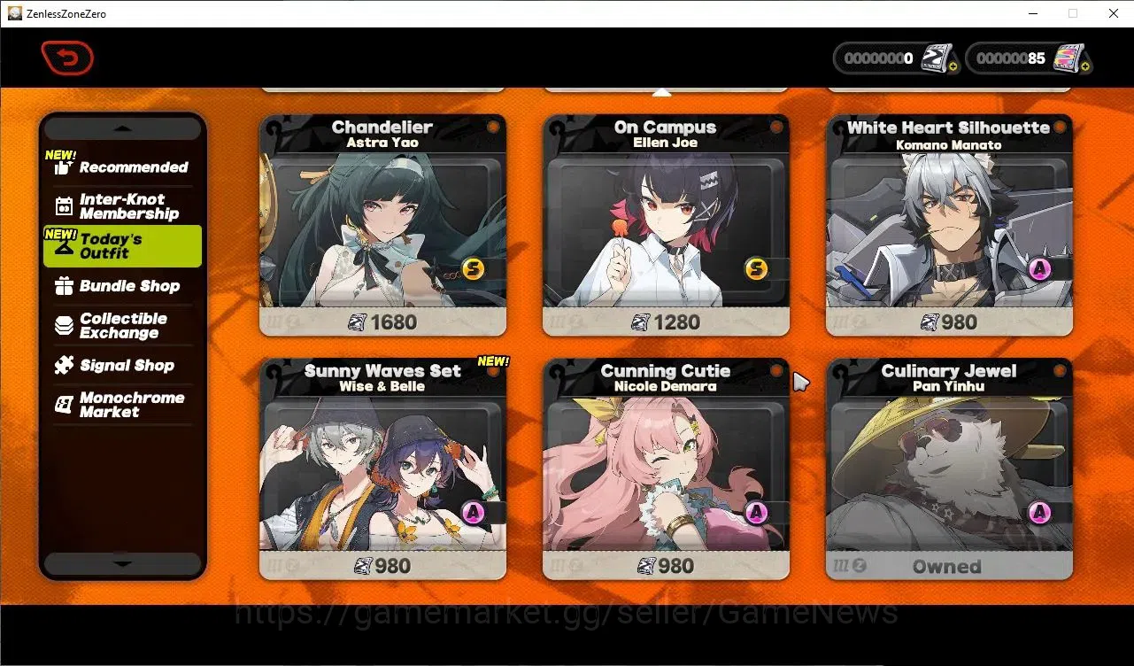Zenless Zone Zero Accounts ASIA|IK 51|S2 Ch2|3 Limited [Yixuan+Sign,Nangong Y image 14