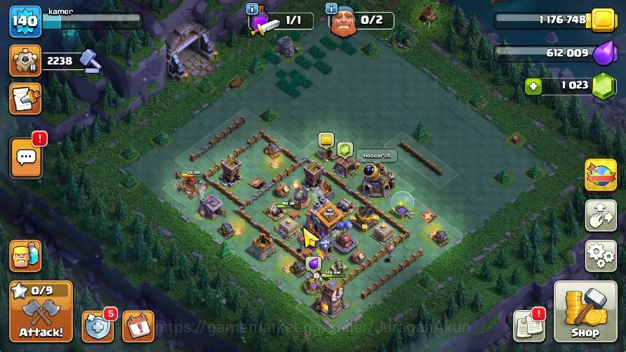 Clash of Clans Accounts TH 14-BH 9|LV 140|League Valkrie 15 |HH 8|BK 56,AQ image 5