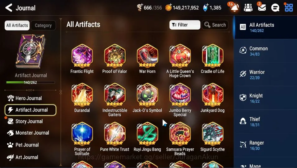 Epic Seven Accounts High-End Asia Verif|EndGame|26ML(BArunka,SS Vivian,NM Luna,C Lilias,Etc)+Many Collabs+All Hunt|Many 3