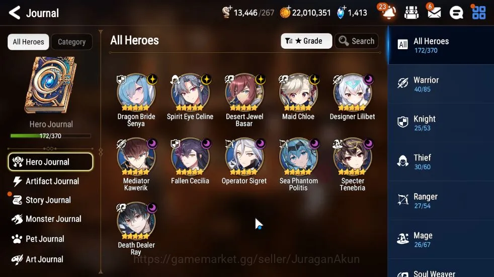 Epic Seven Accounts Asia Unverif|11 ML(SP Politis,DB Senya,SE Celine,D image 4