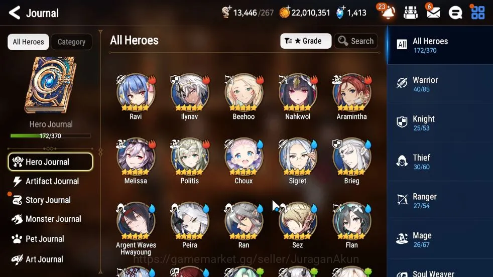 Epic Seven Accounts Asia Unverif|11 ML(SP Politis,DB Senya,SE Celine,D image 5