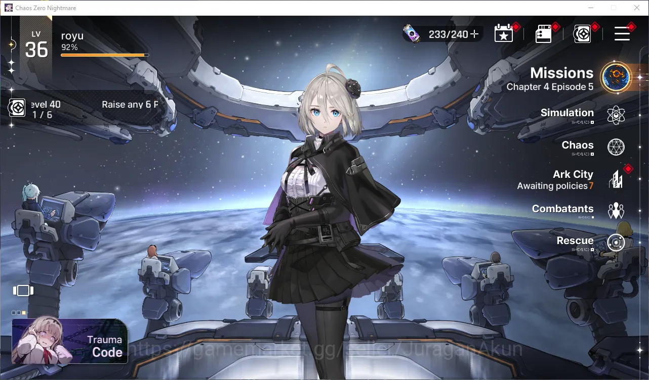 GLOBAL Lv36| 4 SSR (MagnaM1, Haru, Kayron, Orlea) + 10 SR (BerylM5,MikaM3,etc) + Partner Asteria |Log Stove| Check SS (CZN901) Chaos Zero Nightmare Accounts GLOBAL Lv36| 4 SSR (MagnaM1, Haru, Kayron, Orlea) image 1