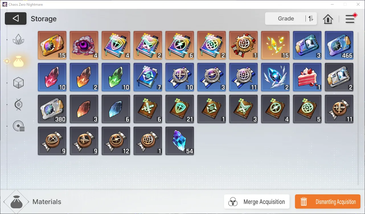 Chaos Zero Nightmare Accounts GLOBAL Lv36| 4 SSR (MagnaM1, Haru, Kayron, Orlea) + 10 SR (BerylM5,MikaM3,etc) + Partner 4