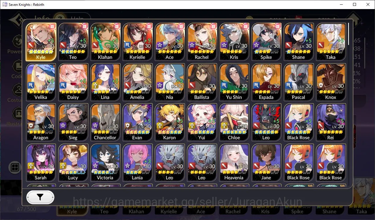 Seven Knights Re:Birth Accounts [Re:BIRTH]Global300xx|23 Legend,8 SPECIAL|KyleTC6, image 3