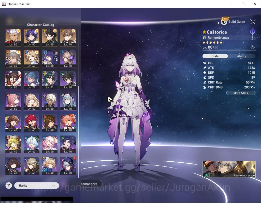 Honkai Star Rail Accounts Mid Game ASIA|TL70|| 12 Limited 2