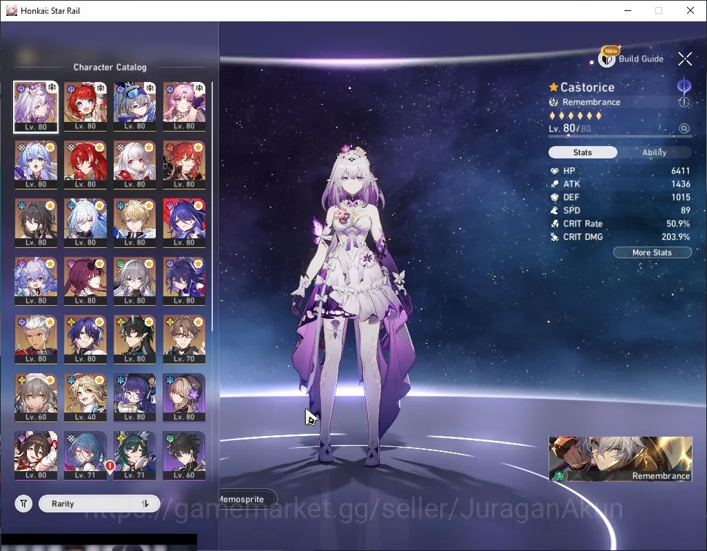 Honkai Star Rail Accounts Mid Game ASIA|TL70|| 12 Limited 3