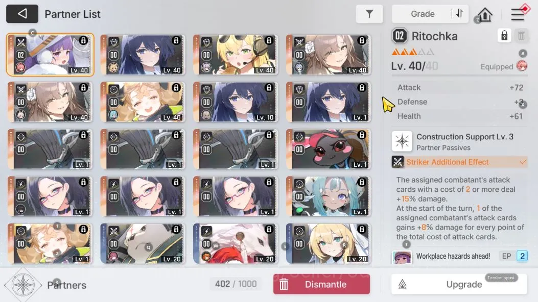 Chaos Zero Nightmare Accounts GLOBAL Lv35|7 SSR(MeilinM1 Khalipe Magna LukeM1 Re image 5