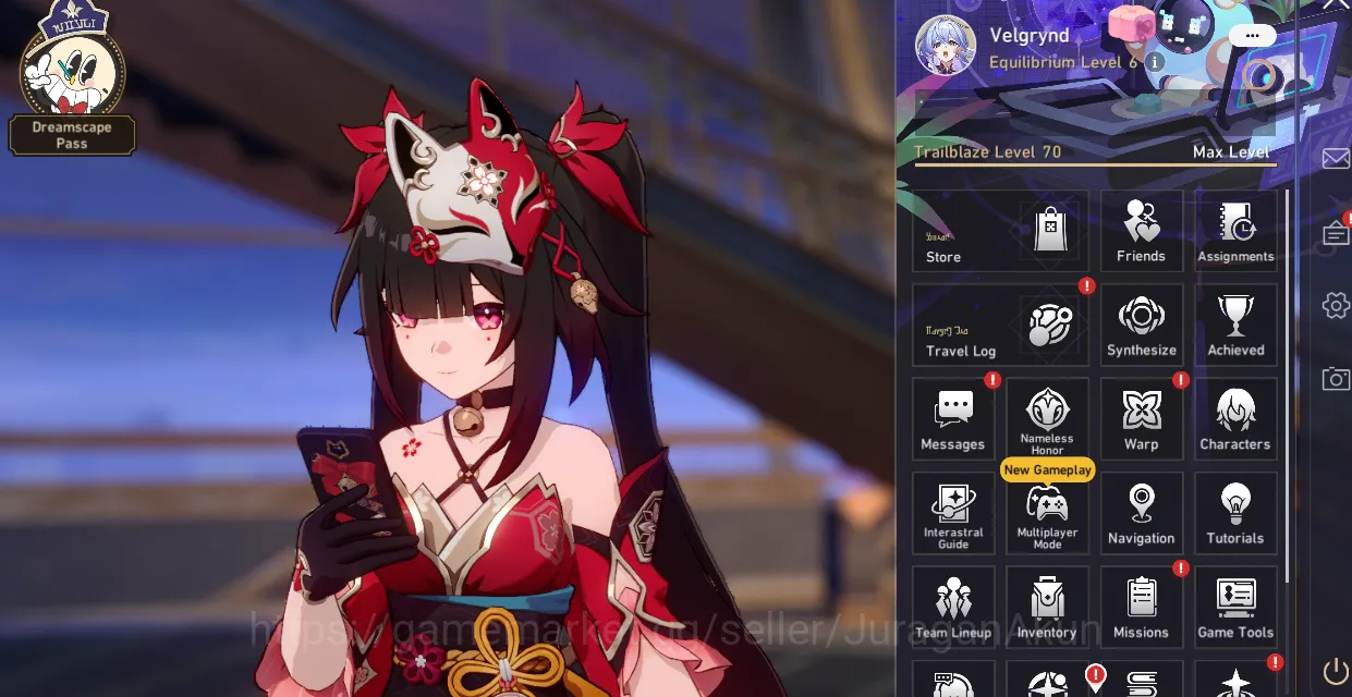 Honkai Star Rail Accounts Mid Game ASIA [TL70] 9 Limited (RappaE1+Sign, Archeron+Sign, Ruan Mei+Sign, Castorice, Lingsha 2