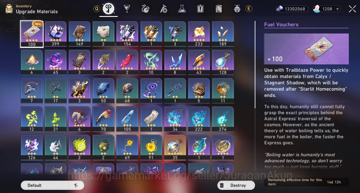 Honkai Star Rail Accounts Mid Game ASIA [TL70] 9 Limited (RappaE1+Sign, Archeron+Sign, Ruan Mei+Sign, Castorice, Lingsha 8