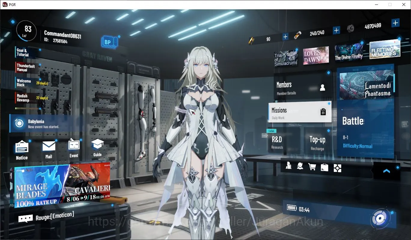 Punishing: Gray Raven Accounts Starter Asia | Hanying Solacetune + SignR1, Lucia CW + SignR1 | Story Chapter 7 | 1 Ticket 7