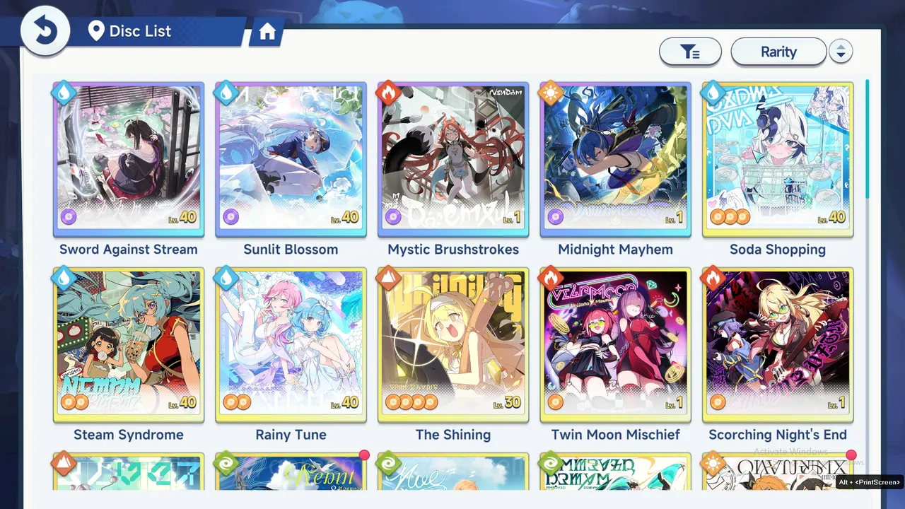 Stella Sora Accounts GLOBAL Lv12 Day 1 | 5 SSR (ChitoseT1+Sign, Minova+Sign, NazunaT1, Gerie, Mistique) + 2 SSR Disc |Log 2